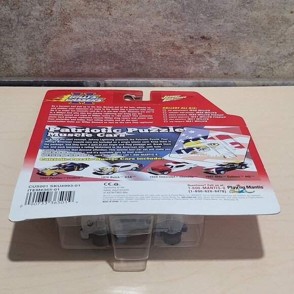 Johnny Lightning Willys Gassers II 1933 Speedy White Lightning Chase Blue 2002 - Picture 5 of 11